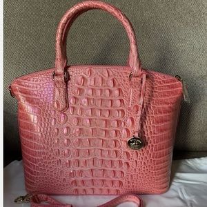 BRAHMIN DUXBURY IN SOFT CORAL PINK